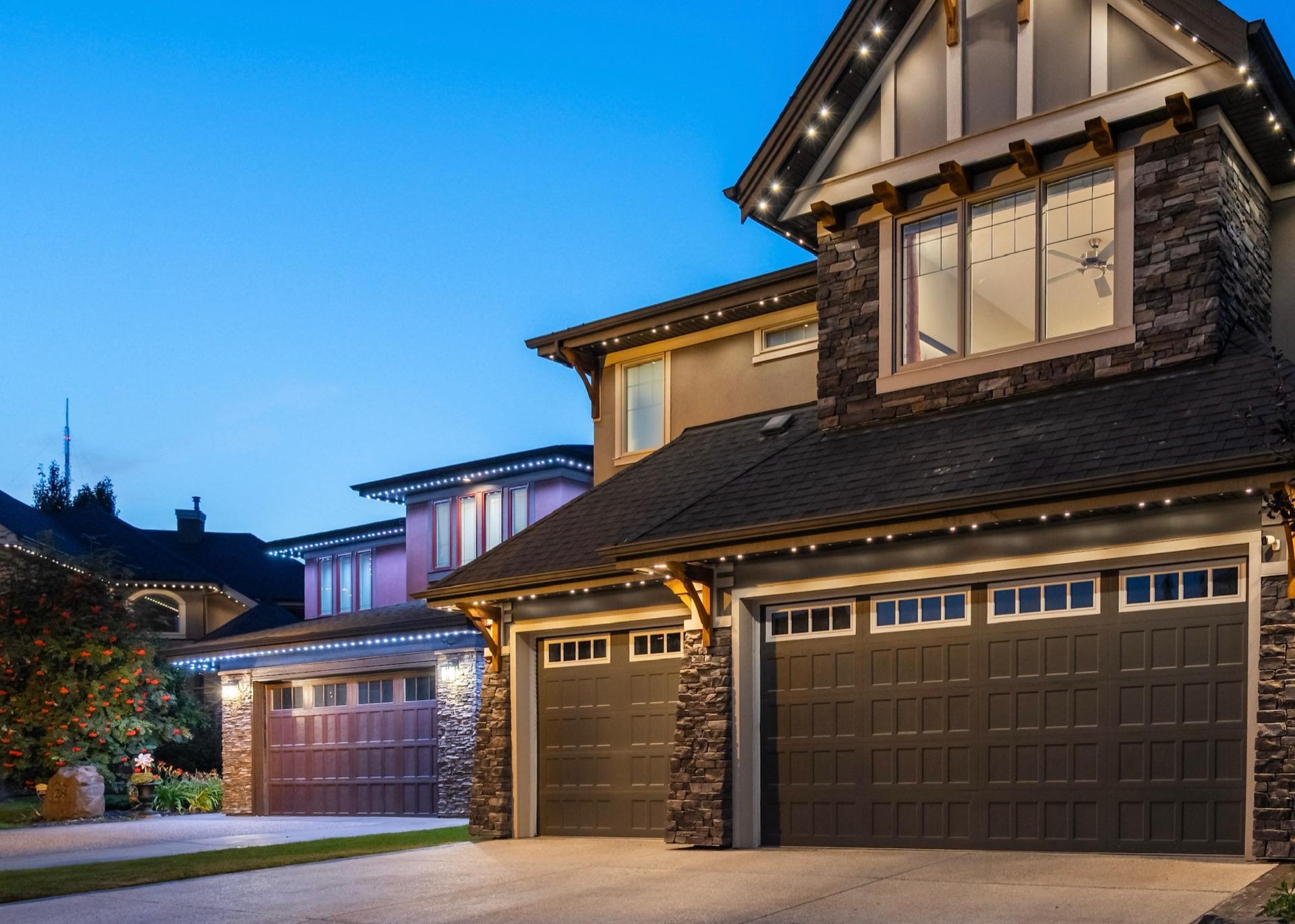 Permanent holiday lighting installation in Calgary – year-round LED by Lior Lighting